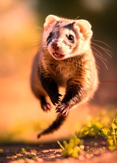 Dier dat te midden van twee dieren een zoen krijgt (9)