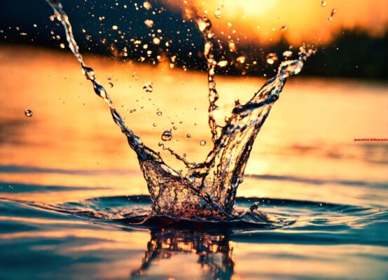 Dit water heeft een flinke snelheid. (5)