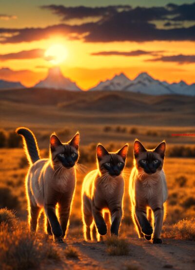 Een kat met een wigvormige kop ogen wijd uit elkaar en een slank lichaam. (7) letters