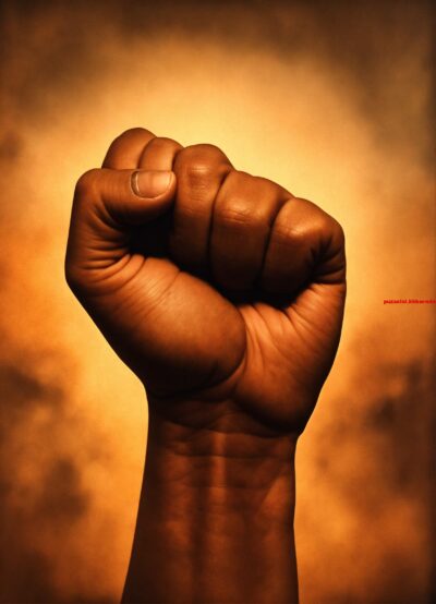 Hard vel in veel te grote handen. (4) letters