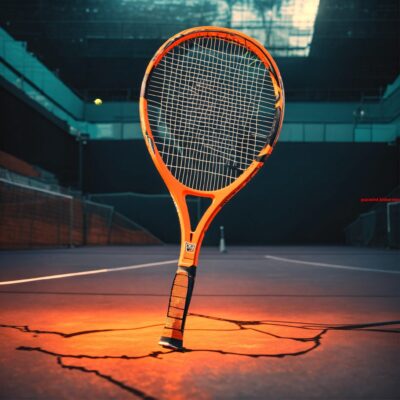 Het racket dat bij deze sport hoort heeft geen snaren en je kunt het om je pols vastmaken. (5) letters