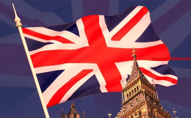 Hoe heet de vlag van het Verenigd Koninkrijk (5.4) letters