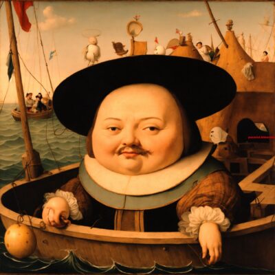 Laatmiddeleeuwse amateurdichter of voordrachtkunstenaar die lid was van een kamer. (9)