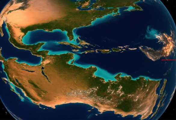 Op welk halfrond draaien orkanen tegen de wijzers van de klok in (9) letters