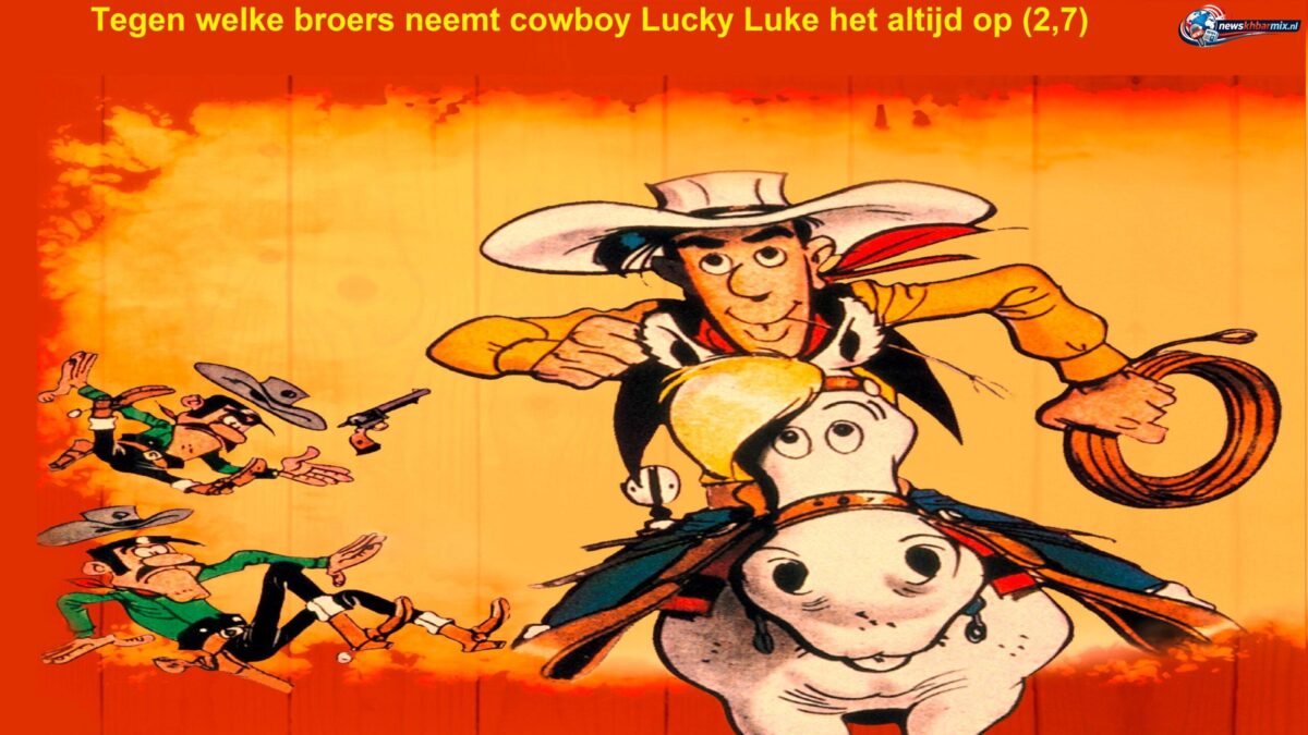 Tegen welke broers neemt cowboy Lucky Luke het altijd op (2,7)