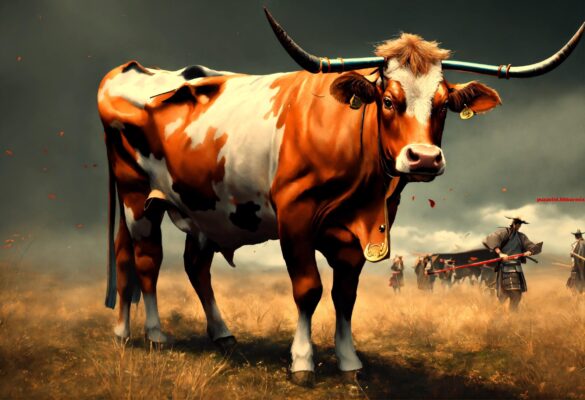 Wat voor rund is de karbouw die in tropisch Azië als huisdier wordt gehouden (6) letters