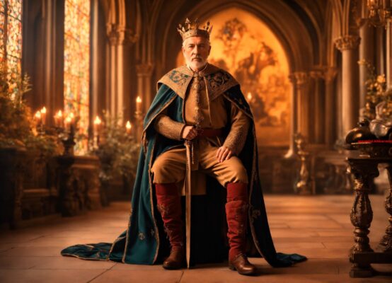 Wie zat met zijn ridders om een ronde tafel? (12) letters