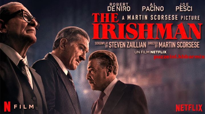 Film van Scorcese uit 2019 waarin De Niro Pesci en Pacino spelen. (3.8) letters