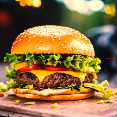 Hoe heet een hamburger met kaas (12) letters