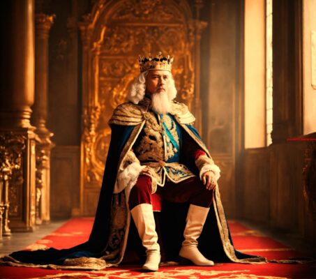 In 481 n.Chr. werd hij koning der Franken. (6) letters