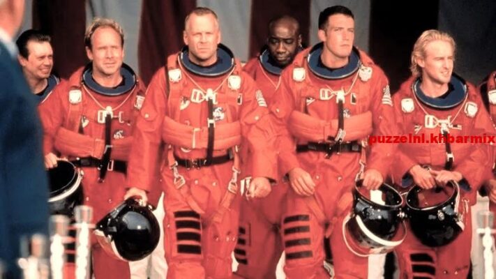 In deze film uit 1998 redt Bruce Willis de aarde van een aanstormende komeet. (10)