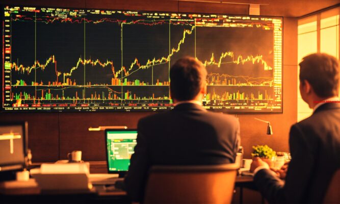 Soort tuimeling waar men op de beurs zenuwachtig van wordt (8)