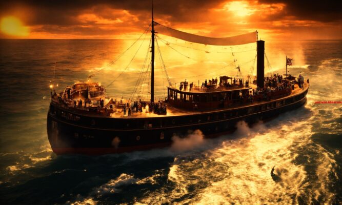 Wat voor vaartuig was de Titanic (9) letters