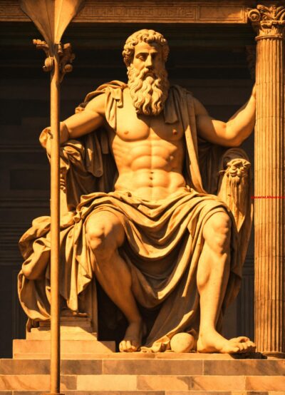 Welke Griekse godin werd geboren uit het hoofd van haar vader Zeus (12)