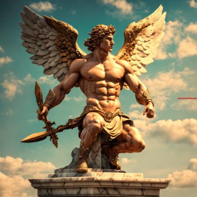 Welke god droeg het hemelgewelf op zijn schouders (5)