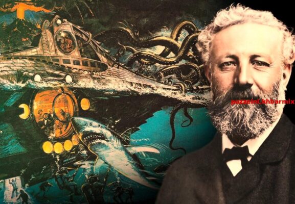 Welke schrijver beschrijft al in 1865 een reis naar de maan (5) letters