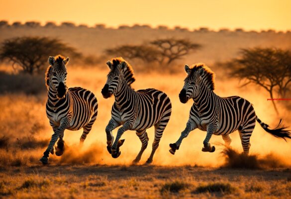 Dit zwart-wit gestreepte paardachtige dier komt voor in Afrika. (5)