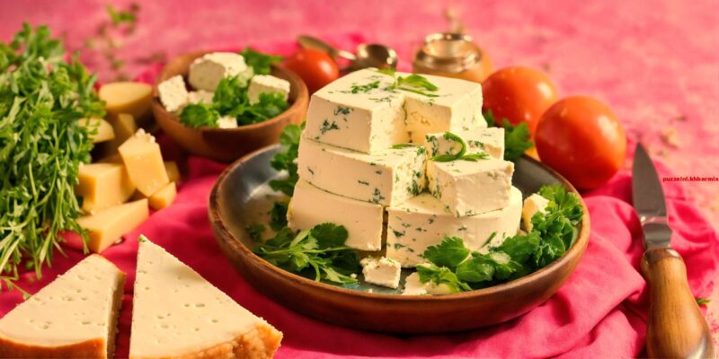 Snijmes voor plat brood met kaas en tomaat (9)