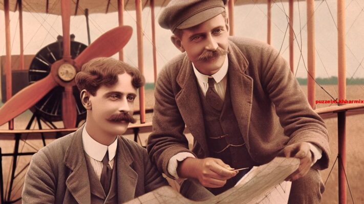 Welke broers bouwden het eerste bestuurbare motorvliegtuig (6) letters