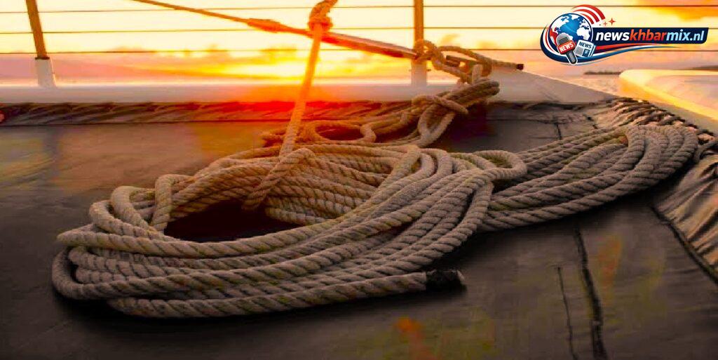 Hoe wordt al het touwwerk aan boord van een schip genoemd (4)