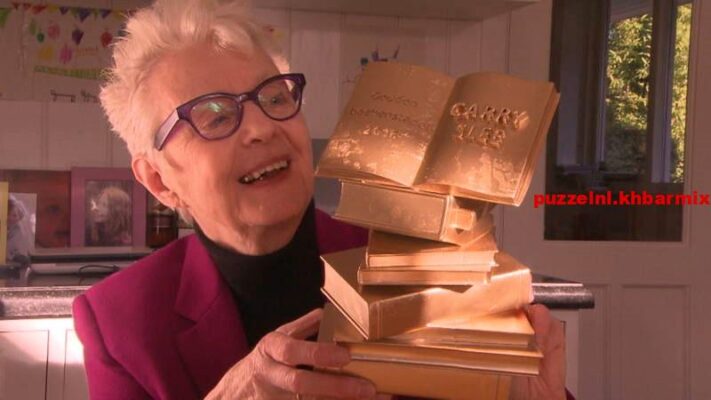 Welke schrijfster werd razend populair met haar 10+ boeken (5,4)