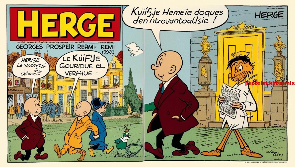 De bekendste creatie van deze striptekenaar is Kuifje. (5)