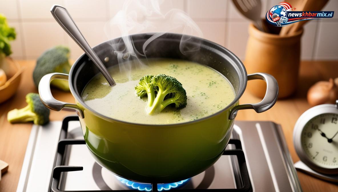 Hoe lang broccoli koken soep