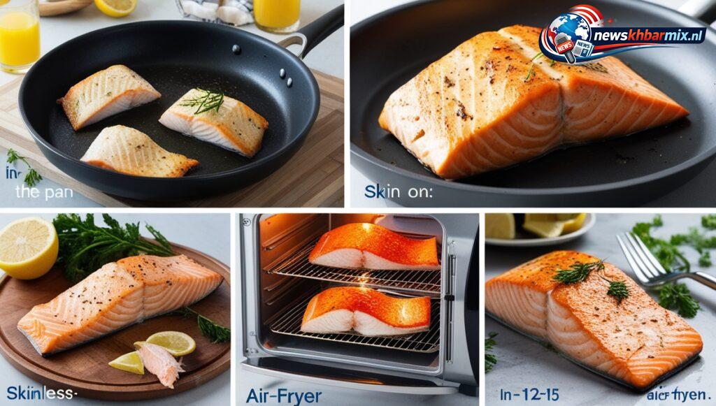 hoe lang zalm bakken
