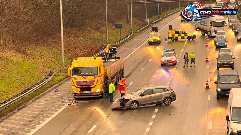 Door een ongeval op de antwerpse ring slibden ook de secundaire wegon ... (9)