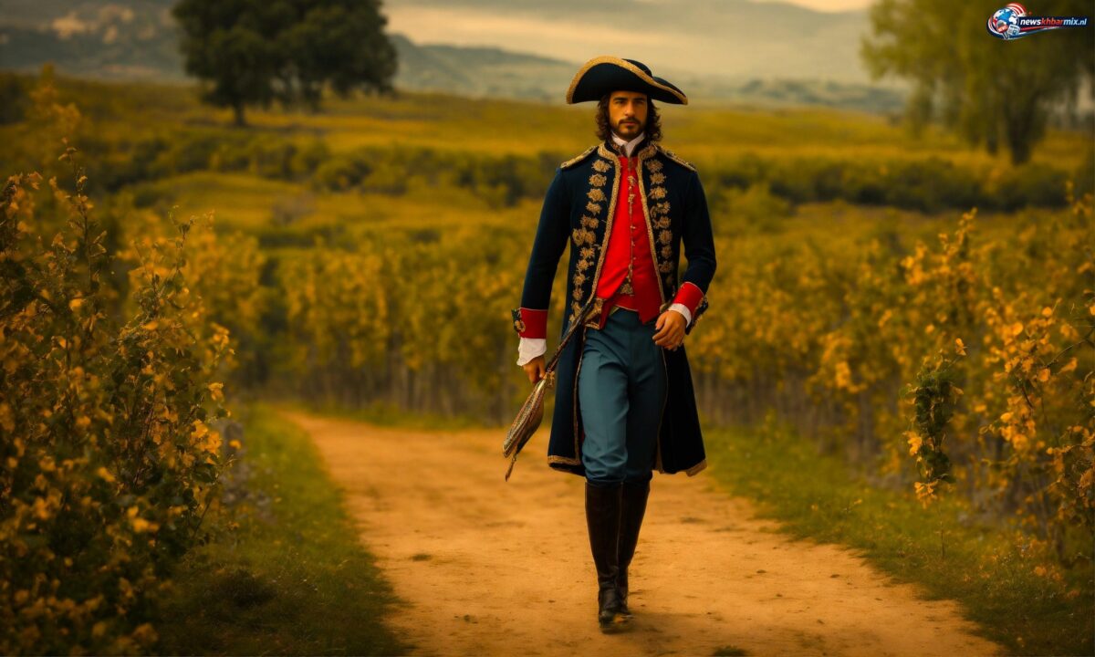 17e-eeuwse door officieren gedragen korte wijde jas (5)