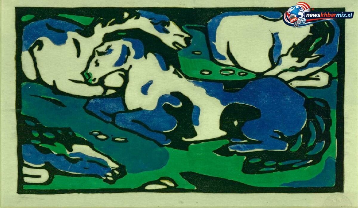 Deze van origine Russische abstracte schilder was medeoprichter van Der Blaue Reiter. (9)