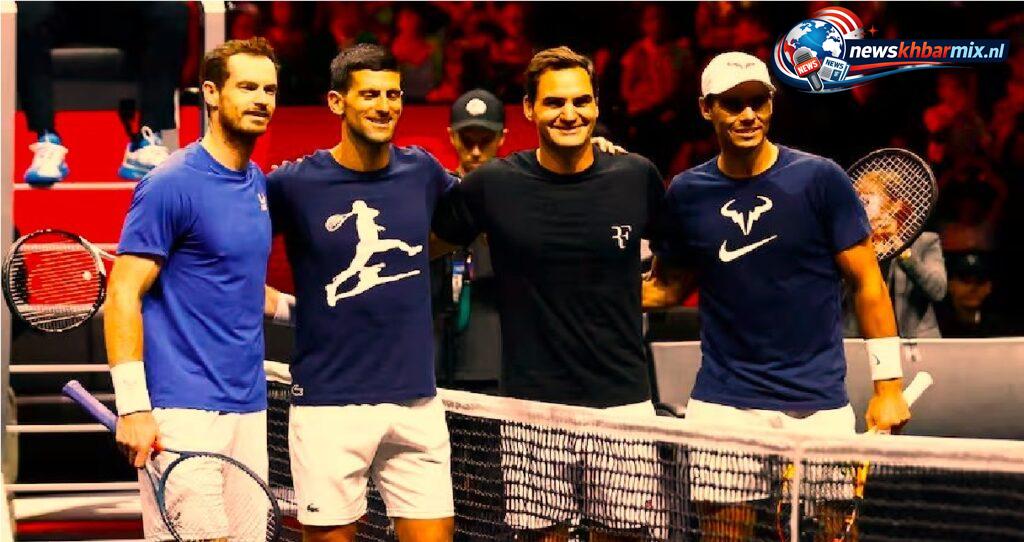 Hoe werden Federer, Nadal en Djokovic samen genoemd (2,5,4)
