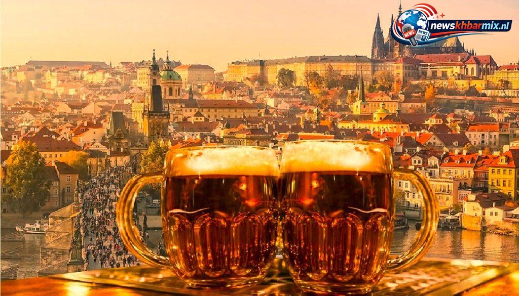 Deze Tsjechische stad gaf in 1842 haar naam aan een biersoort. (6)