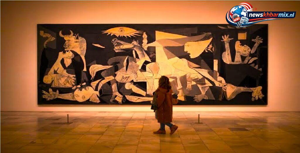 In 1973 overleden Spaanse schilder van onder meer de 'Guernica'. (7)