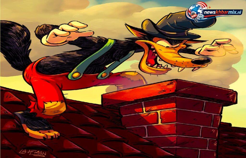 Hoe heet de grote boze wolf uit de donald duck (5)