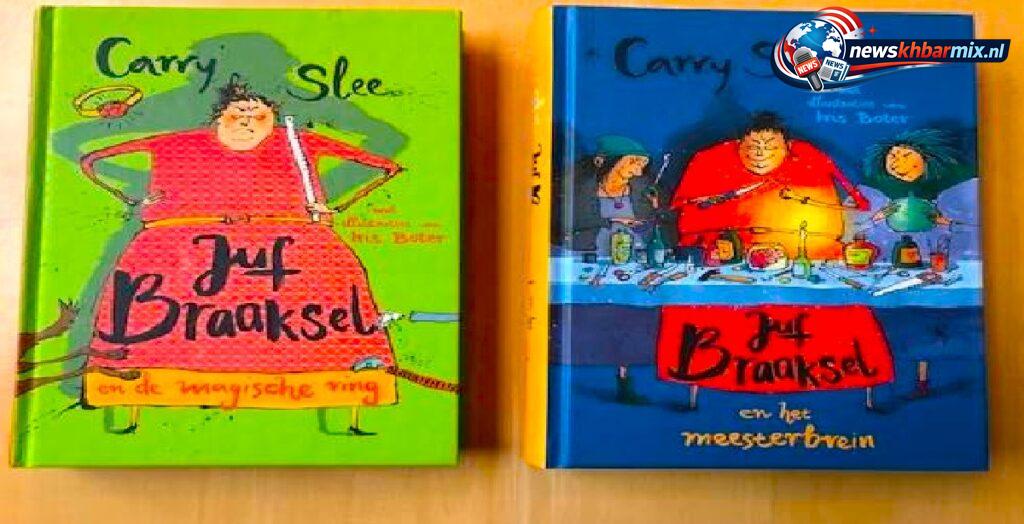 Wie schreef de 'juf braaksel'-serie (5,4)