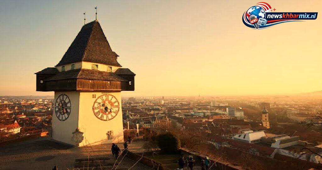 Deze plaat sin Stiermarken is de tweede stad van Oostenrijk. (4)