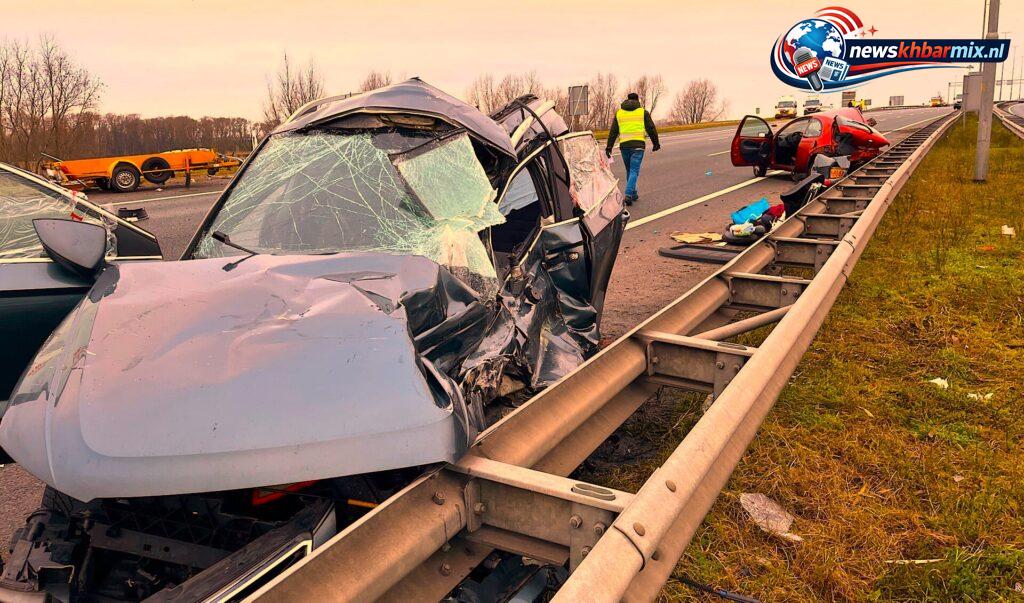 A16 ongeluk vandaag
